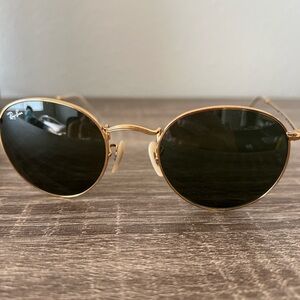 Ray Ban Round Metal Sunglasses